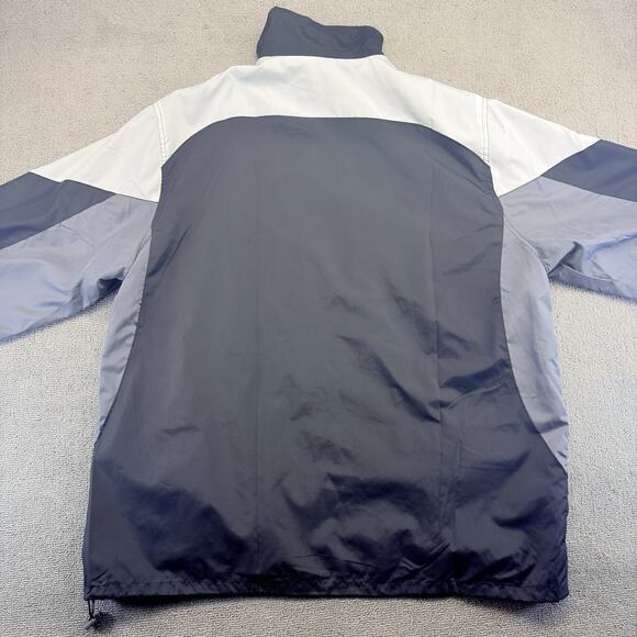 VTG Washington Redskins Windbreaker Men's XL Black Full Zip Sports Illustrated - Picture 8 of 10